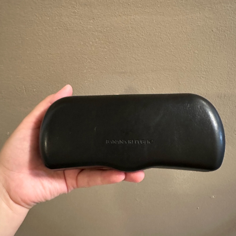 Banana Republic Classic Black Glasses Case
